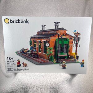 Lego 910033 Bricklink Designer  Series 1 Old Train Engine Shed Building Toy Set